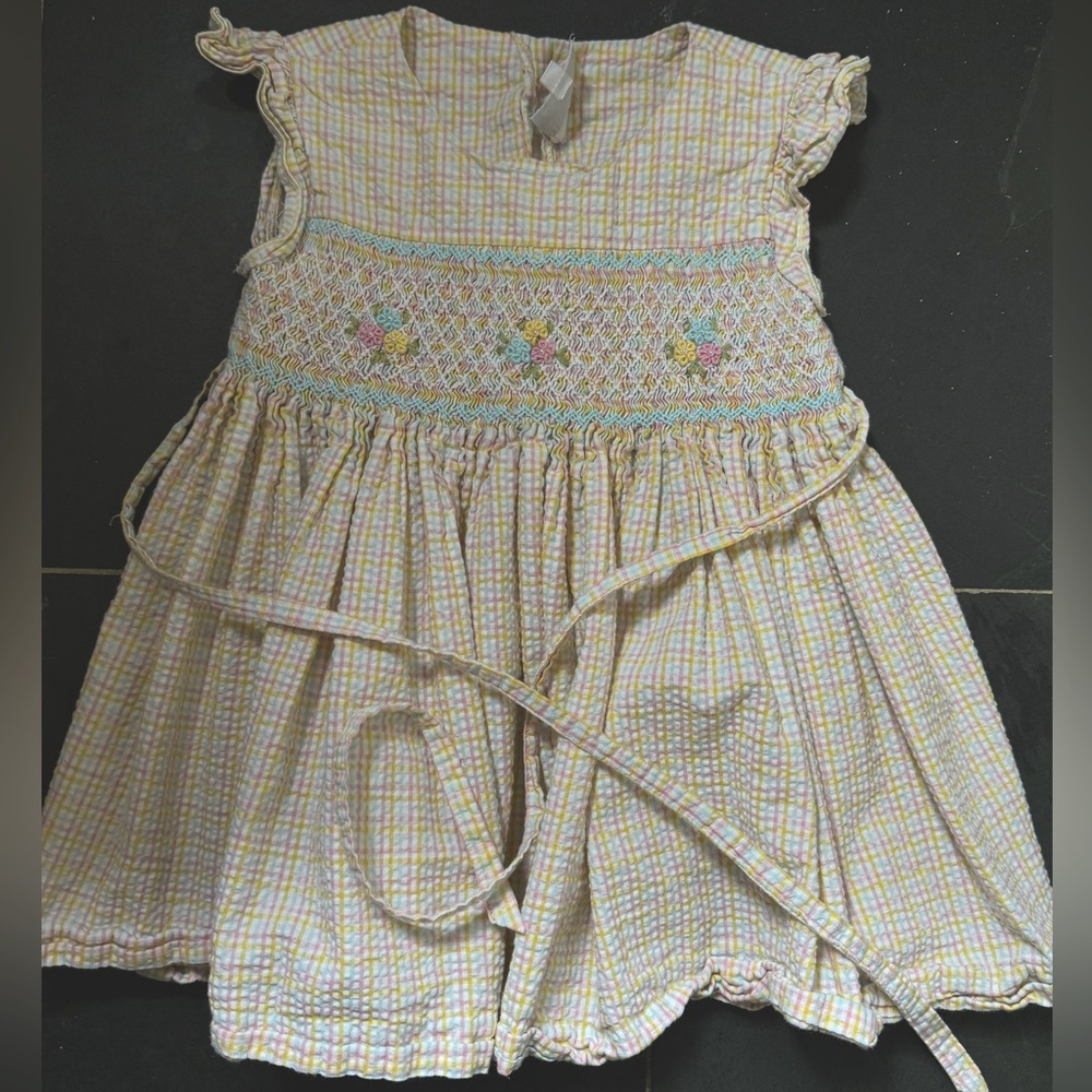 Fantaisie Kids Smocked Baby Dress Size 24m